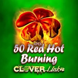 50 Red Hot Burning Clover Links slot visual from Novomatic available on slotmafiacasinos.de