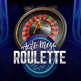 Auto Mega Roulette online game logo by Pragmatic Play on slotmafiacasinos.de