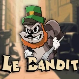 Le Bandit slot logo by Hacksaw Gaming at Slotmafia Casino