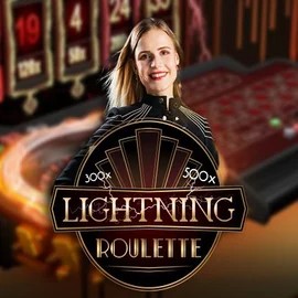 Official Live Casino logo: Lightning Roulette by Evolution at Slotmafia Casino