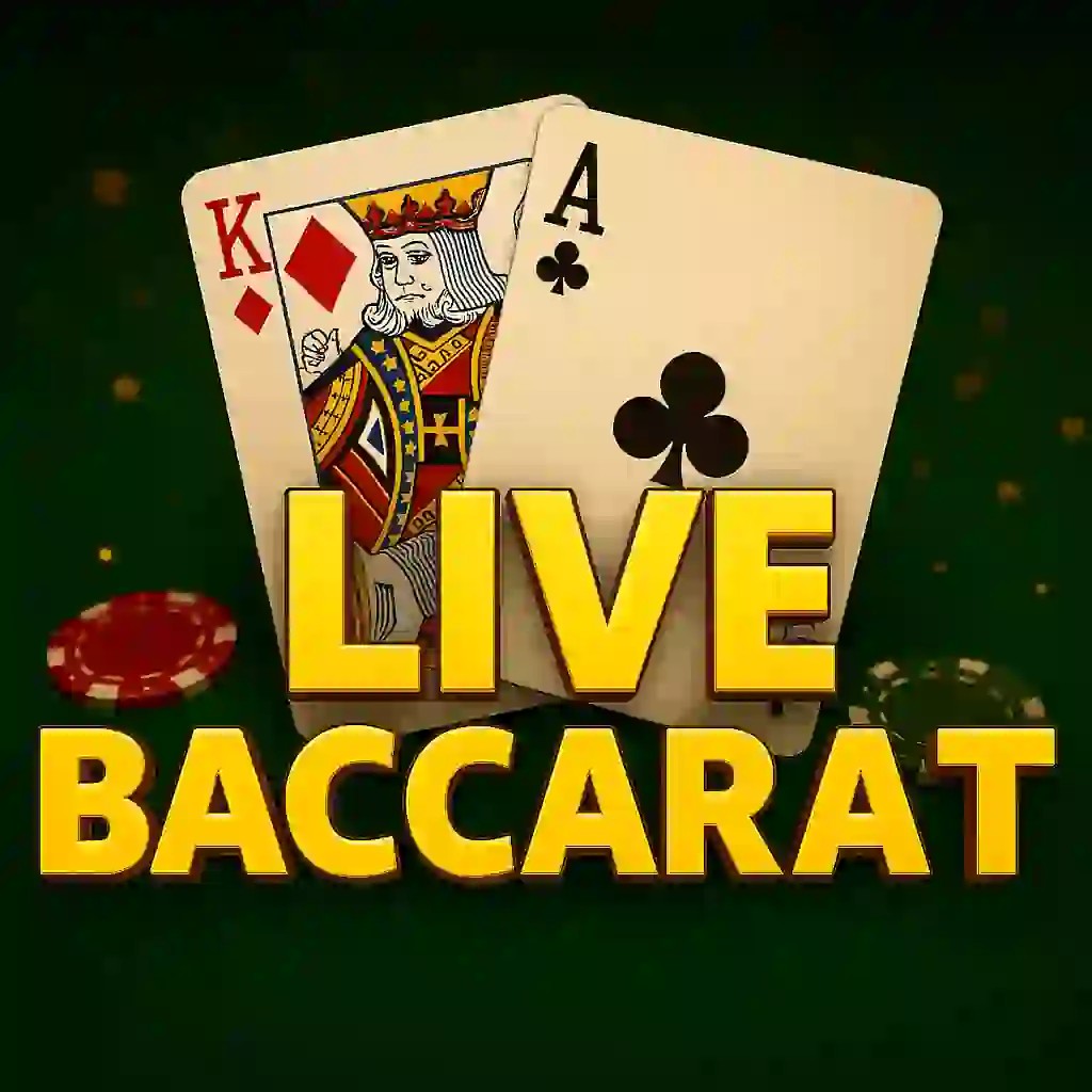 Official Live Casino logo: Live Baccarat by Evolution at Slotmafia Casino