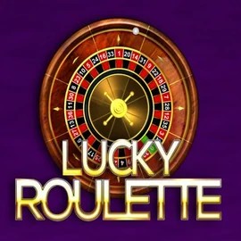 Lucky Roulette slot logo by Belatra Games at Slotmafia Casino