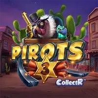 Pirots 3 logo by ELK Studios Slotmafia Casino