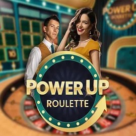 PowerUP Roulette online game logo by Pragmatic Play on slotmafiacasinos.de