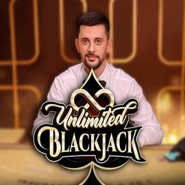 Unlimited Blackjack slot visual from Ezugi available on slotmafiacasinos.de